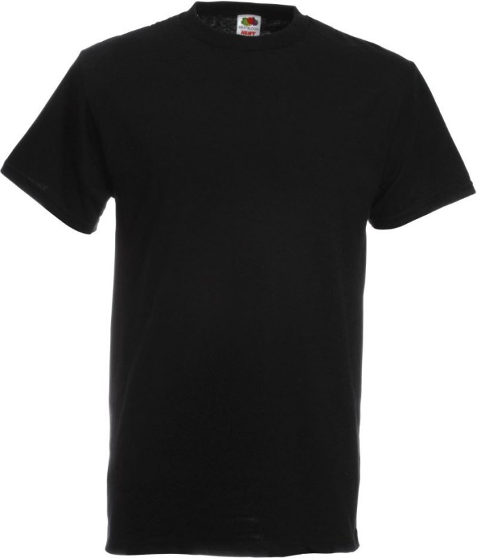 Fruit of the Loom Heavy Cotton T Tričko 16.1212 black - Dámské oblečení trika