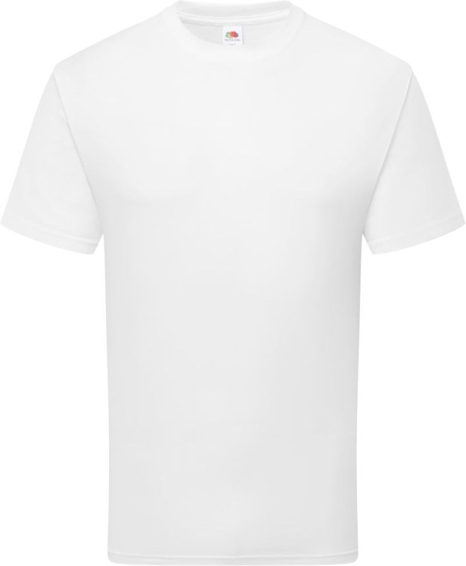 Fruit of the Loom Pure Cotton T Tričko z těžké bio bavlny 16.1362 white