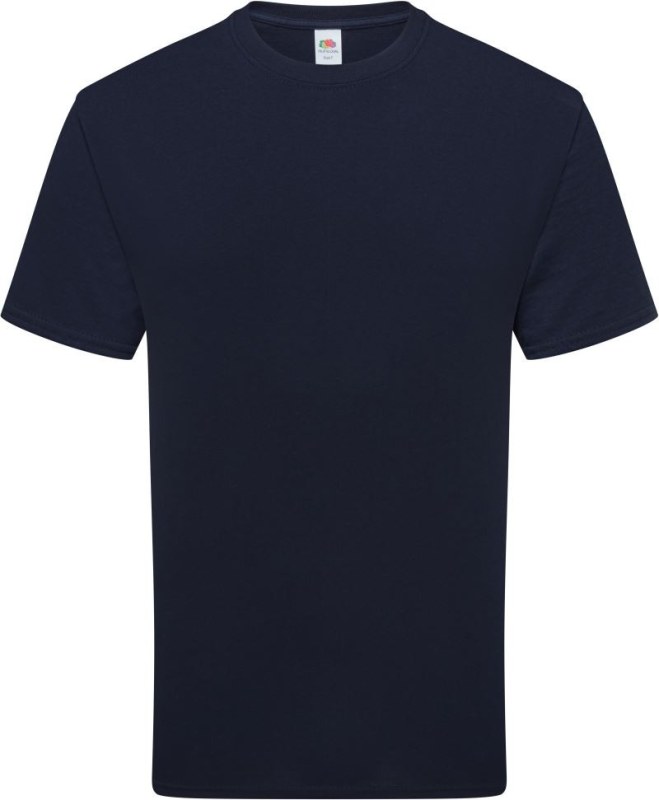 Fruit of the Loom Pure Cotton T Tričko z těžké bio bavlny 16.1362 deep navy