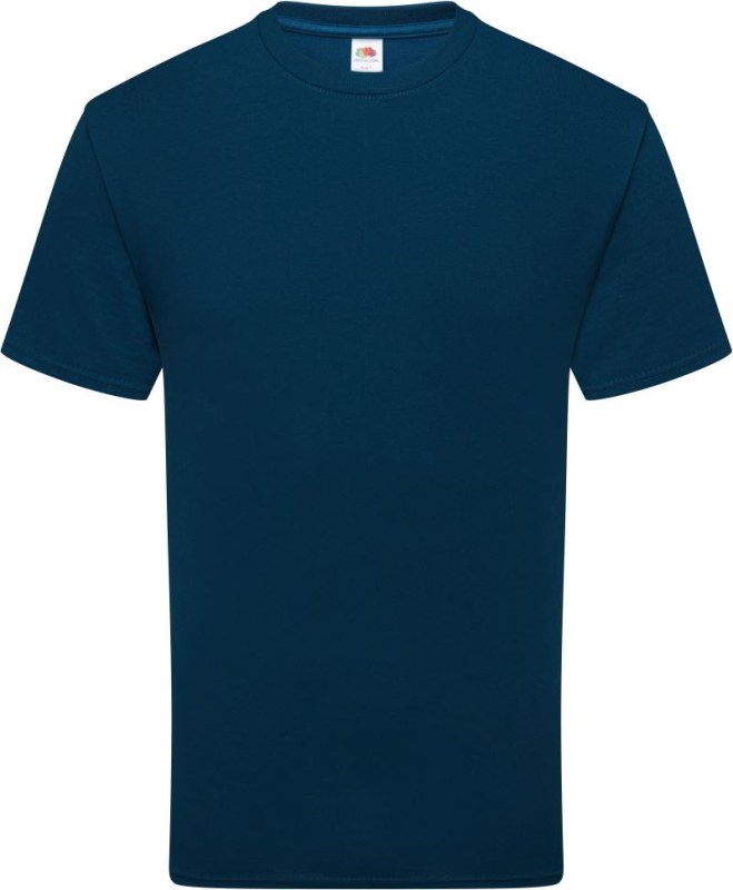 Fruit of the Loom Pure Cotton T Tričko z těžké bio bavlny 16.1362 mountain blue