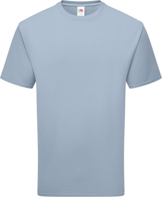 Fruit of the Loom Pure Cotton T Tričko z těžké bio bavlny 16.1362 mineral blue