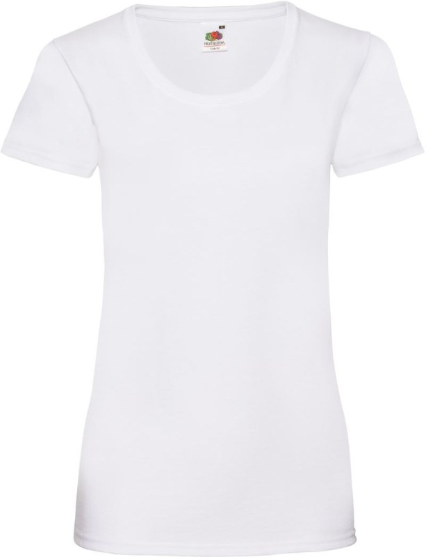 Fruit of the Loom Lady-Fit Valueweight T Dámské tričko 16.1372 white