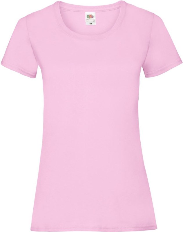 Fruit of the Loom Lady-Fit Valueweight T Dámské tričko 16.1372 light pink