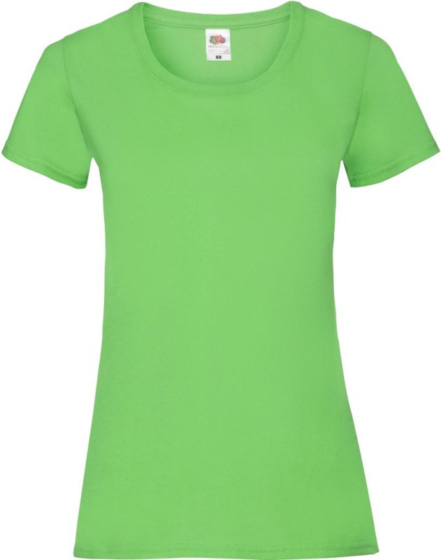 Fruit of the Loom Lady-Fit Valueweight T Dámské tričko 16.1372 lime