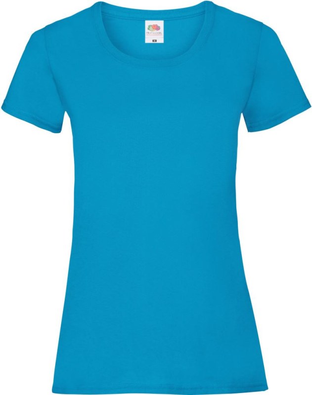 Fruit of the Loom Lady-Fit Valueweight T Dámské tričko 16.1372 azure blue