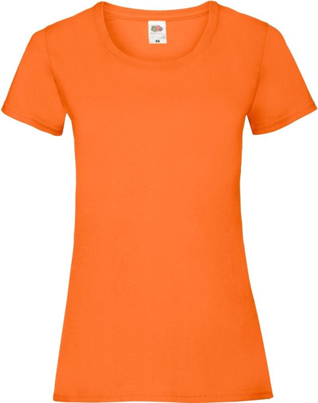Fruit of the Loom Lady-Fit Valueweight T Dámské tričko 16.1372 orange
