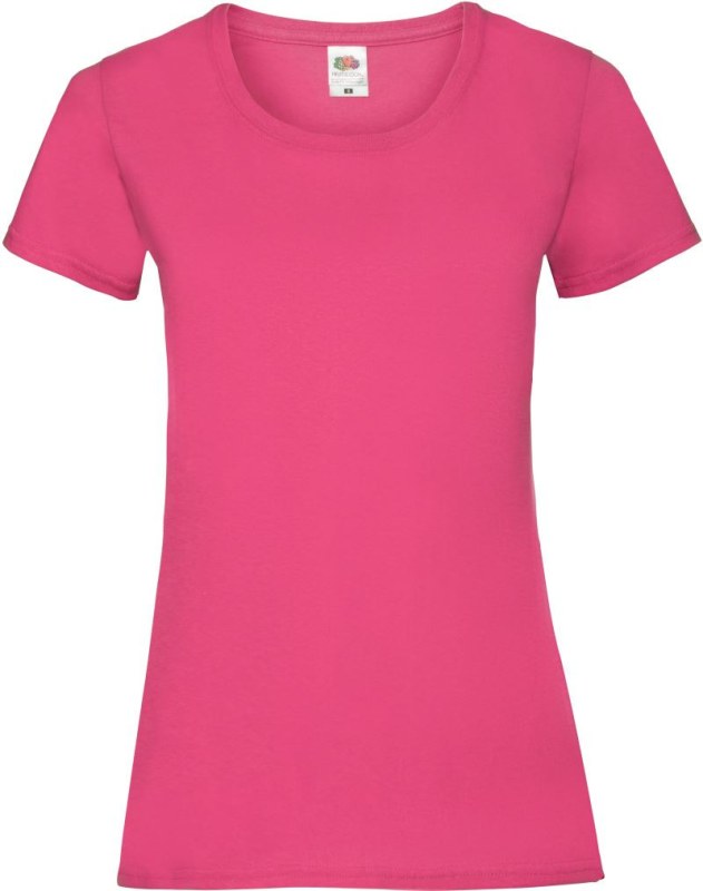 Fruit of the Loom Lady-Fit Valueweight T Dámské tričko 16.1372 fuchsia