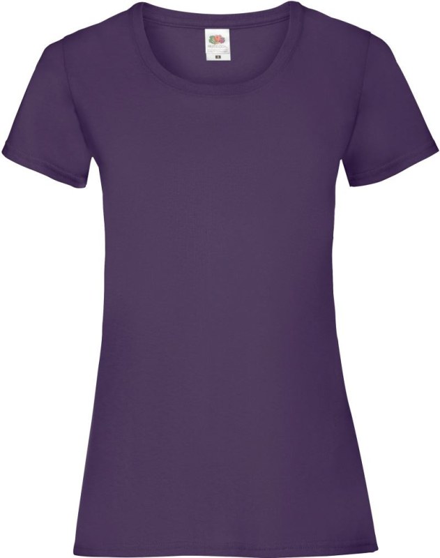 Fruit of the Loom Lady-Fit Valueweight T Dámské tričko 16.1372 purple