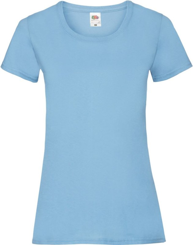 Fruit of the Loom Lady-Fit Valueweight T Dámské tričko 16.1372 sky blue
