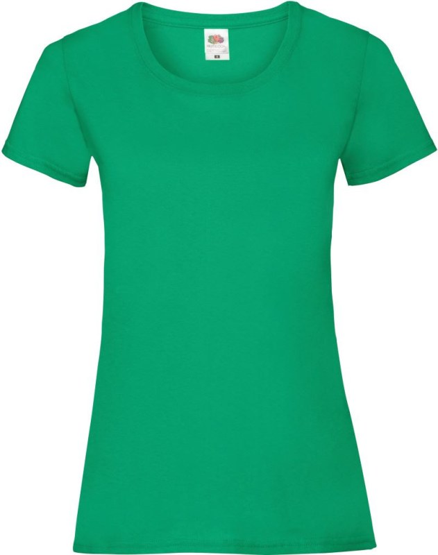 Fruit of the Loom Lady-Fit Valueweight T Dámské tričko 16.1372 kelly green