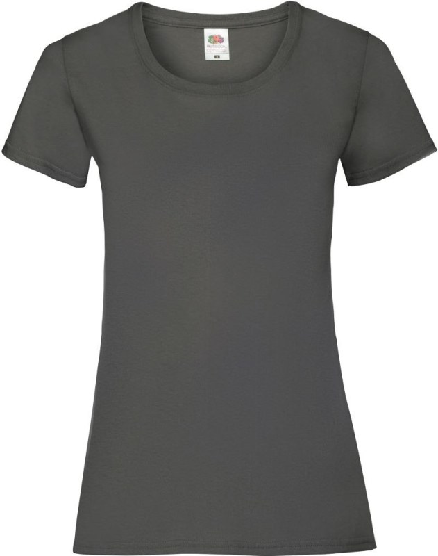 Fruit of the Loom Lady-Fit Valueweight T Dámské tričko 16.1372 light graphite