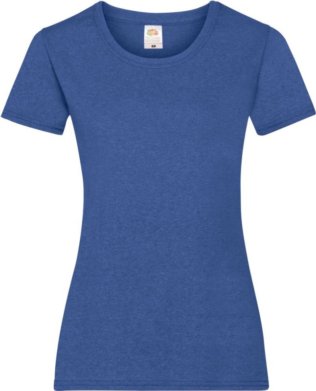 Fruit of the Loom Lady-Fit Valueweight T Dámské tričko 16.1372 retro heather royal