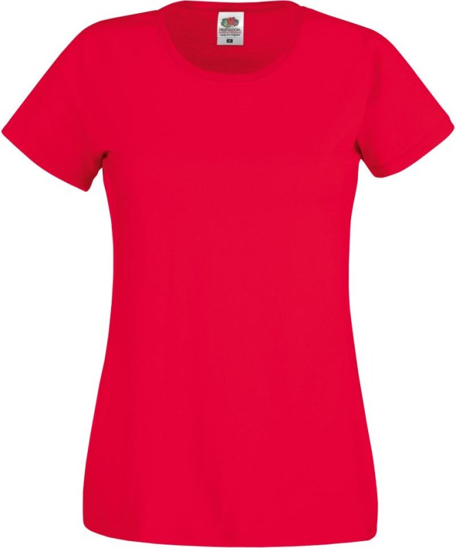 Fruit of the Loom Lady-Fit Original T Dámské tričko 16.1420 red
