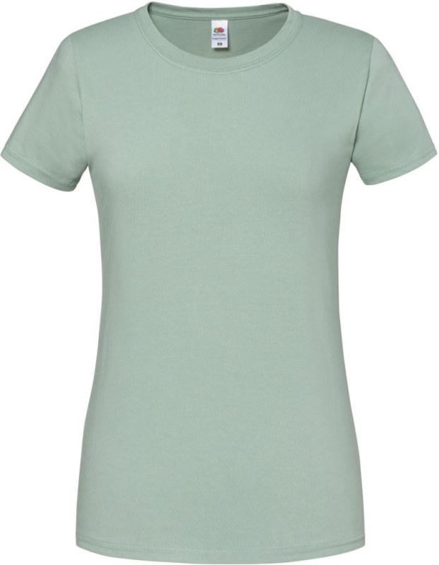 Fruit of the Loom Lady-Fit Iconic 195 T Dámské tričko z těžké bavlny 16.1424 sage