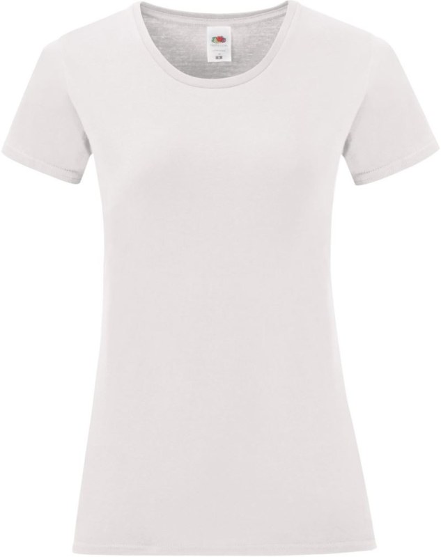 Fruit of the Loom Lady-Fit Iconic 150 T Dámské tričko 16.1432 white