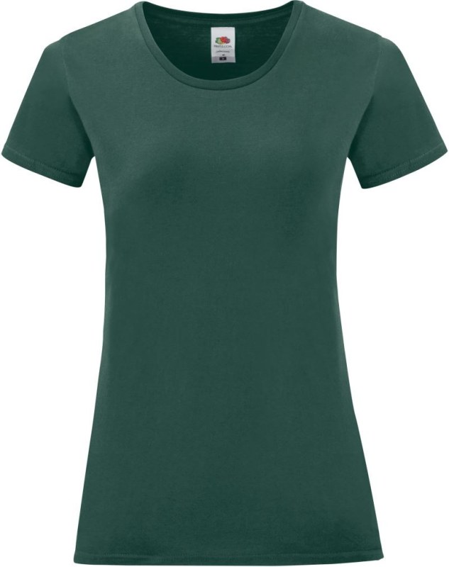 Fruit of the Loom Lady-Fit Iconic 150 T Dámské tričko 16.1432 forest green