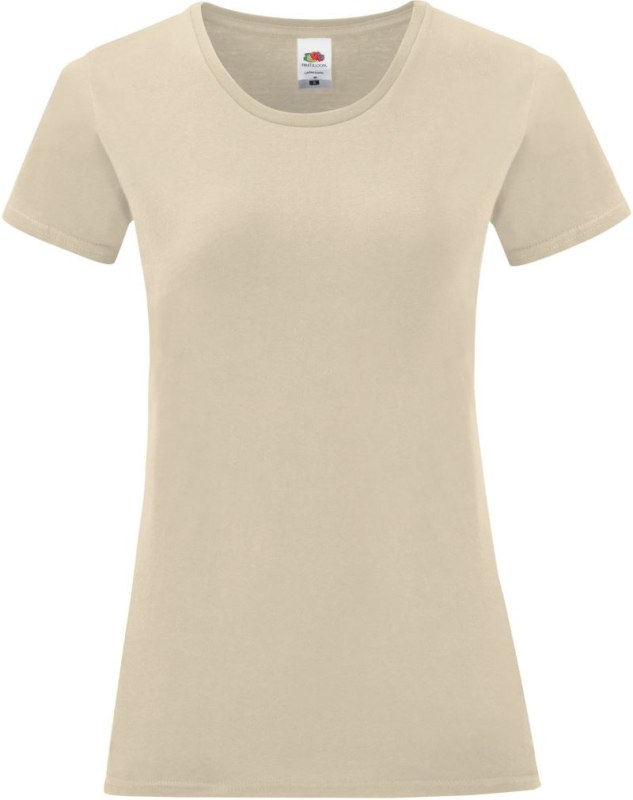 Fruit of the Loom Lady-Fit Iconic 150 T Dámské tričko 16.1432 natural