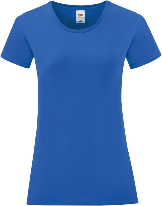 Fruit of the Loom Lady-Fit Iconic 150 T Dámské tričko 16.1432 royal blue - Dámské oblečení trika