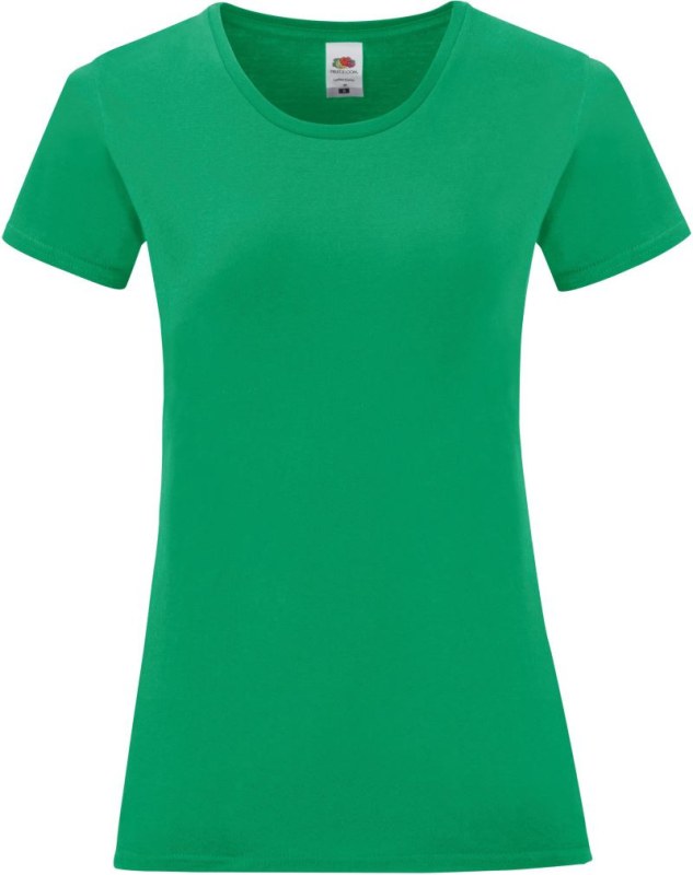 Fruit of the Loom Lady-Fit Iconic 150 T Dámské tričko 16.1432 kelly green