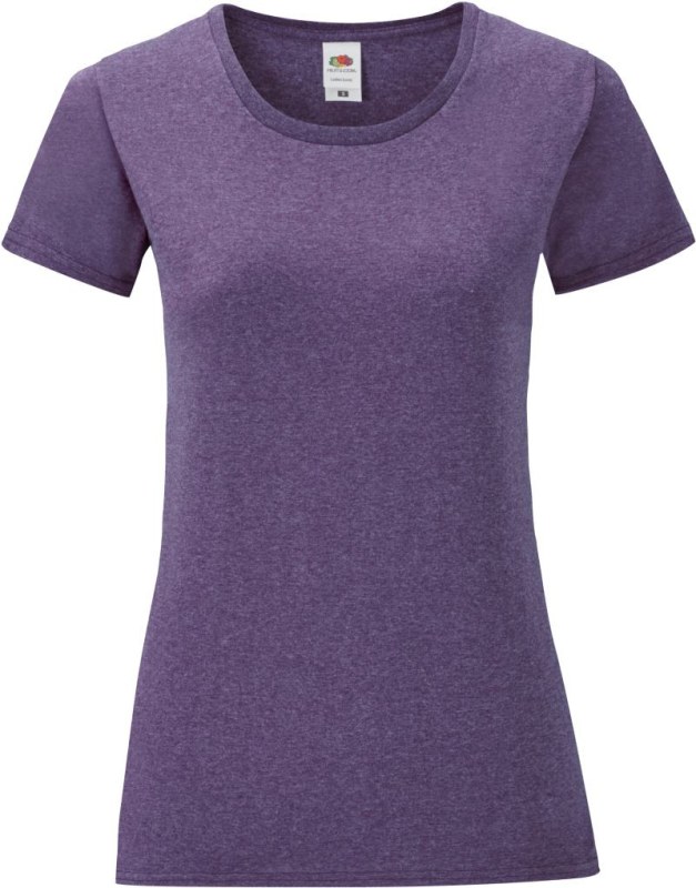 Fruit of the Loom Lady-Fit Iconic 150 T Dámské tričko 16.1432 heather purple