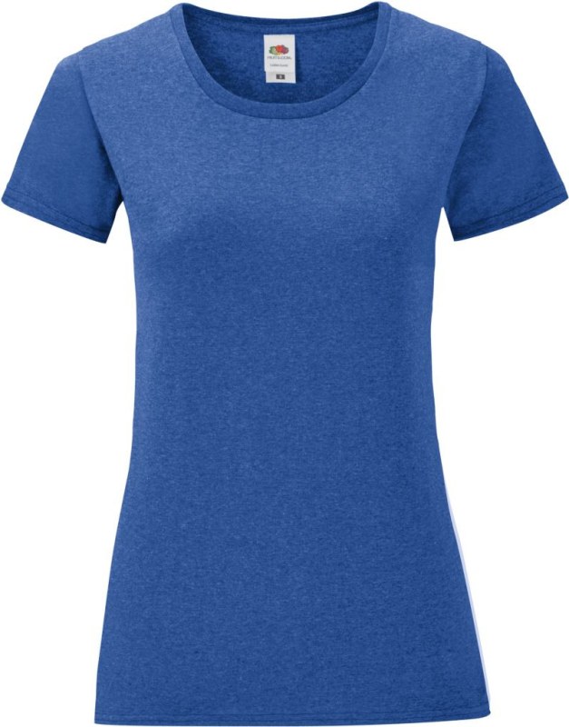 Fruit of the Loom Lady-Fit Iconic 150 T Dámské tričko 16.1432 heather royal