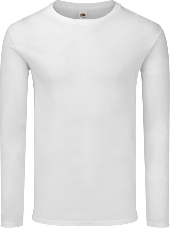 Fruit of the Loom Iconic 150 LSL T Tričko s dlouhým rukávem 16.1446 white