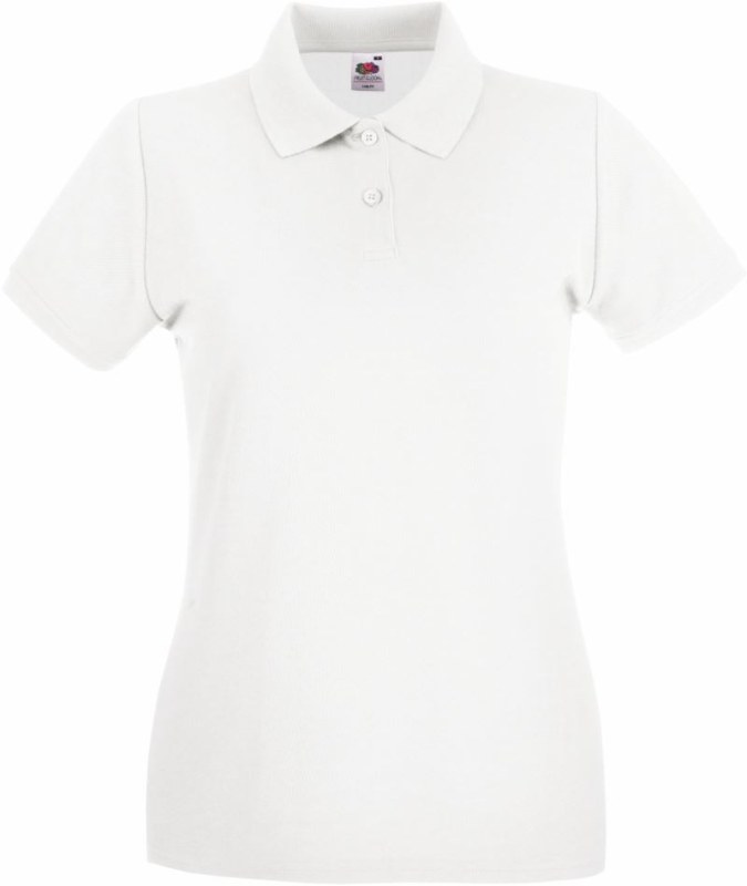 Fruit of the Loom Lady-Fit Premium Polo Dámské piqué polo 16.3030 white