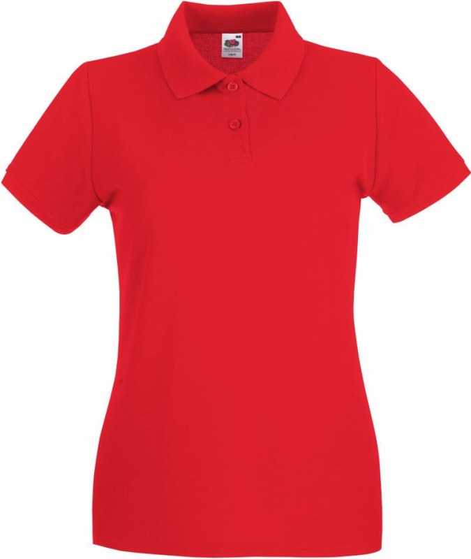 Fruit of the Loom Lady-Fit Premium Polo Dámské piqué polo 16.3030 red