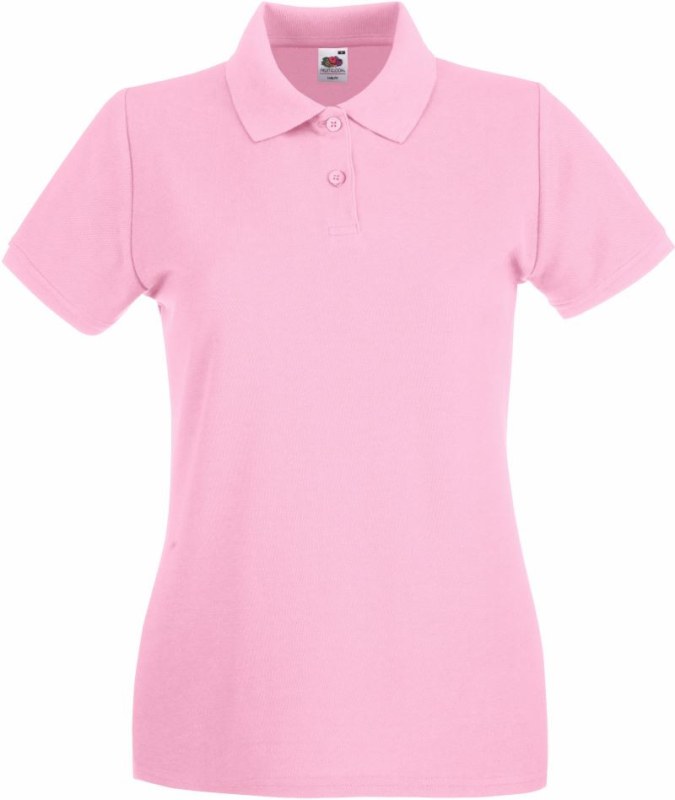 Fruit of the Loom Lady-Fit Premium Polo Dámské piqué polo 16.3030 light pink