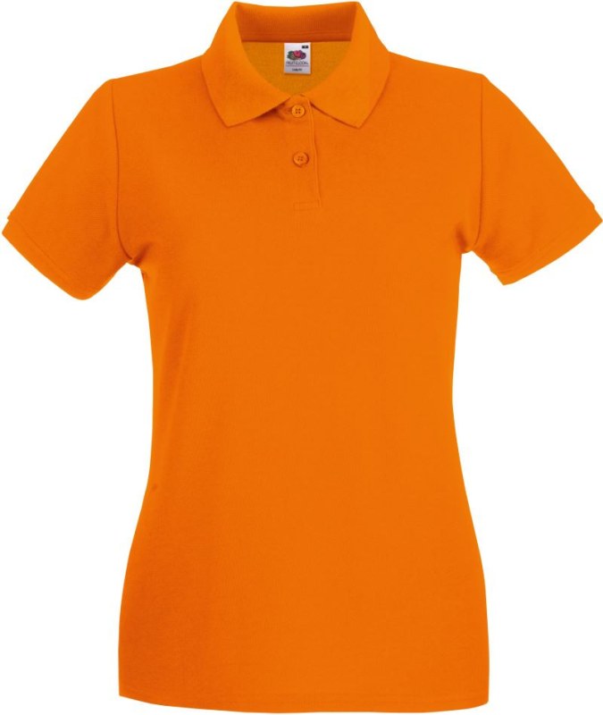 Fruit of the Loom Lady-Fit Premium Polo Dámské piqué polo 16.3030 orange