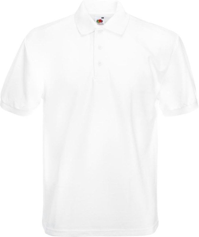 Fruit of the Loom Heavy 65/35 Pique Polo Piqué polo z těžké bavlny 16.3204 white