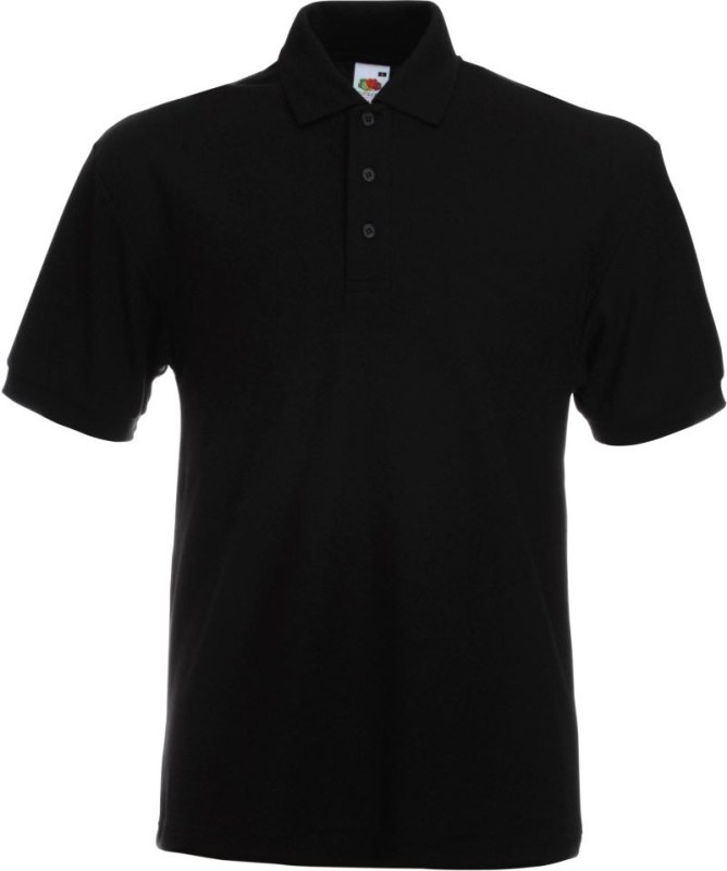 Fruit of the Loom Heavy 65/35 Pique Polo Piqué polo z&nbsp;těžké bavlny 16.3204 black - Dámské oblečení trika