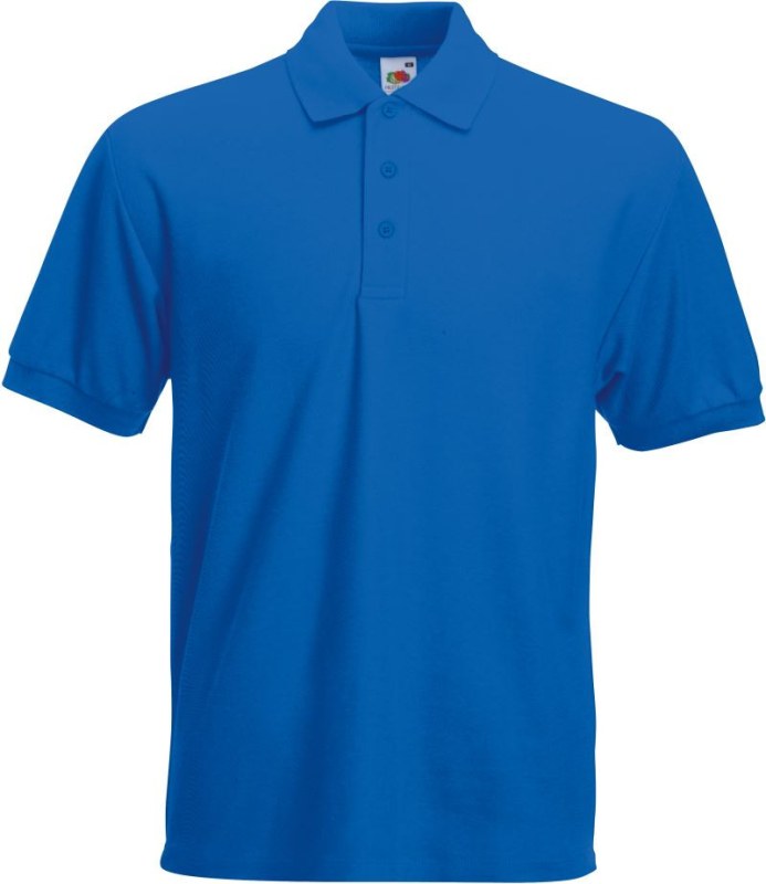 Fruit of the Loom Heavy 65/35 Pique Polo Piqué polo z&nbsp;těžké bavlny 16.3204 royal blue - Dámské oblečení trika