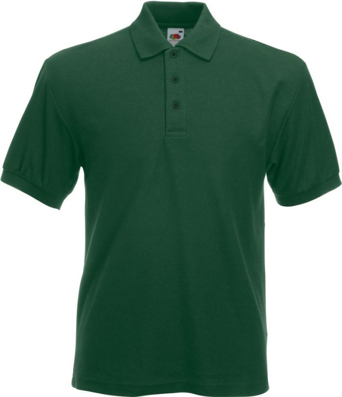 Fruit of the Loom Heavy 65/35 Pique Polo Piqué polo z&nbsp;těžké bavlny 16.3204 bottle green - Dámské oblečení trika