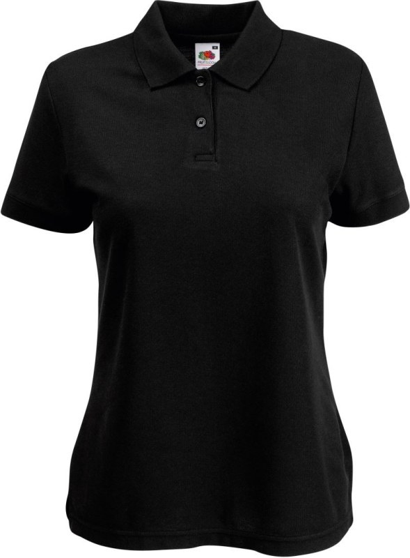 Fruit of the Loom Lady-Fit 65/35 Polo Dámské piqué polo 16.3212 black