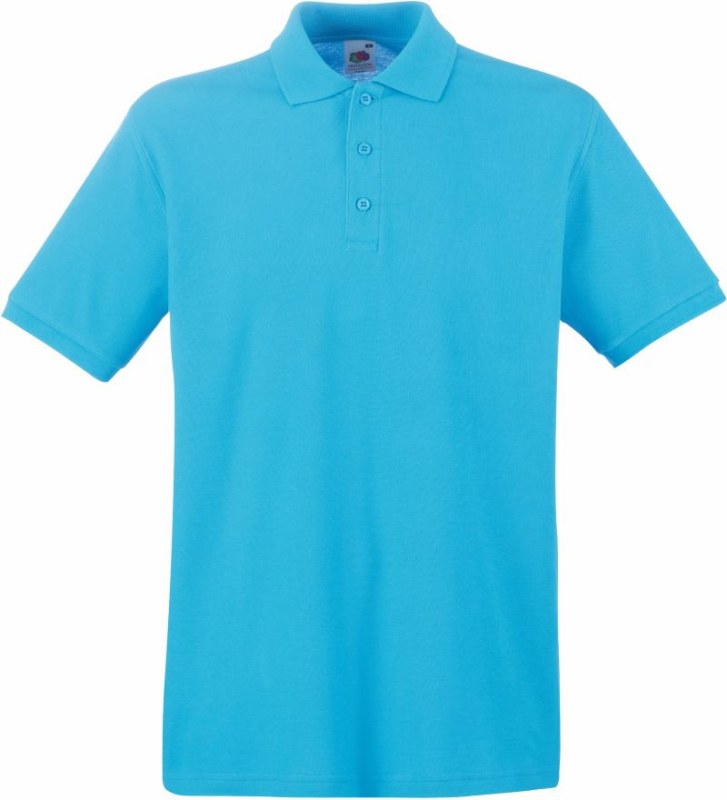 Fruit of the Loom Premium Polo Piqué polo 16.3218 azure blue - Dámské oblečení trika