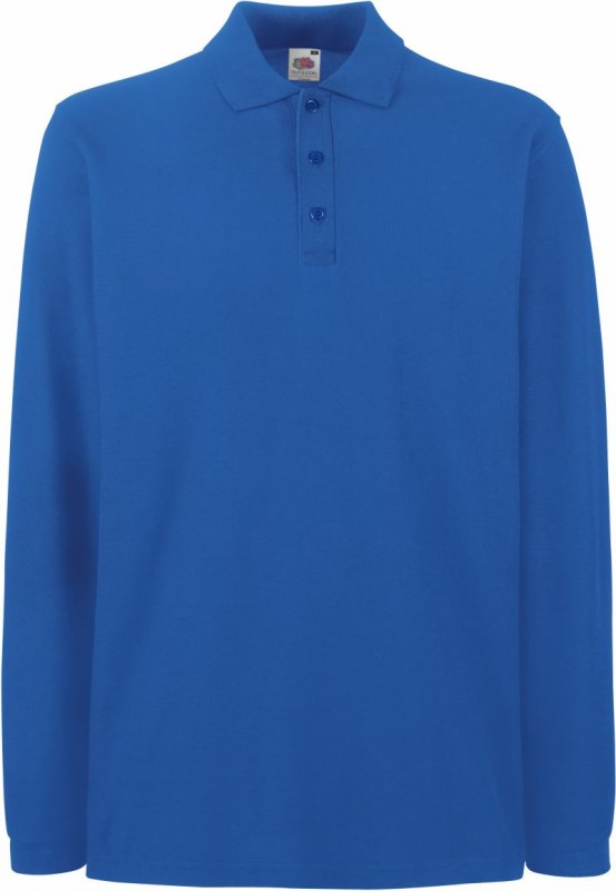 Fruit of the Loom Premium Polo LSL Piqué polo s dlouhým rukávem 16.3310 royal blue
