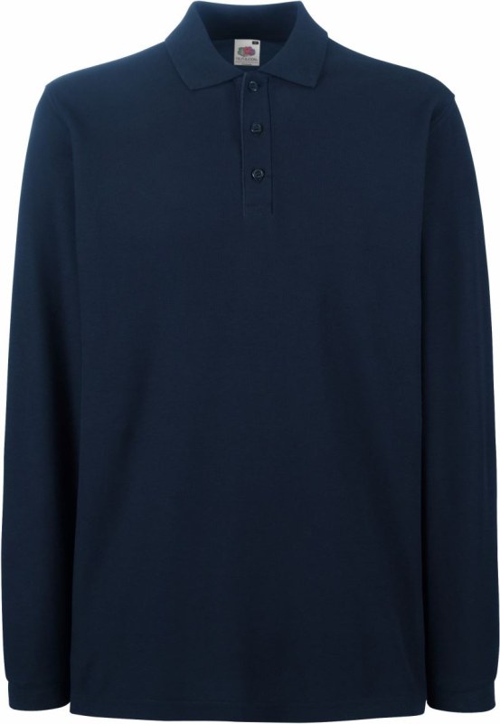 Fruit of the Loom Premium Polo LSL Piqué polo s dlouhým rukávem 16.3310 deep navy
