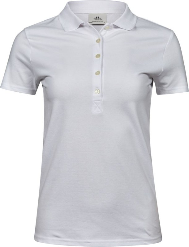 Tee Jays TJ 145 Dámské luxusní těžké strečové piqué polo 18.0145 white