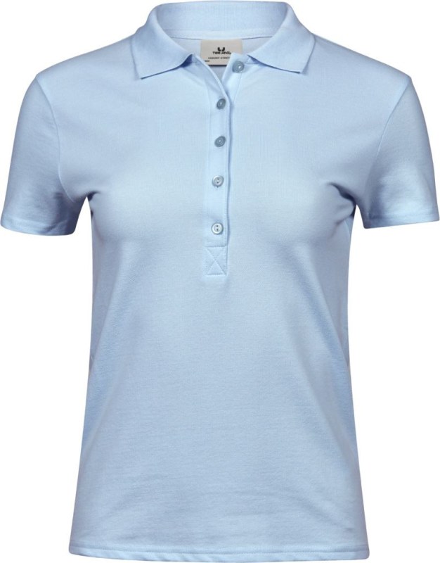 Tee Jays TJ 145 Dámské luxusní těžké strečové piqué polo 18.0145 light blue - Dámské oblečení trika
