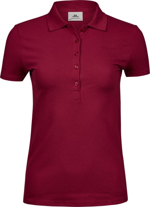Tee Jays TJ 145 Dámské luxusní těžké strečové piqué polo 18.0145 deep red