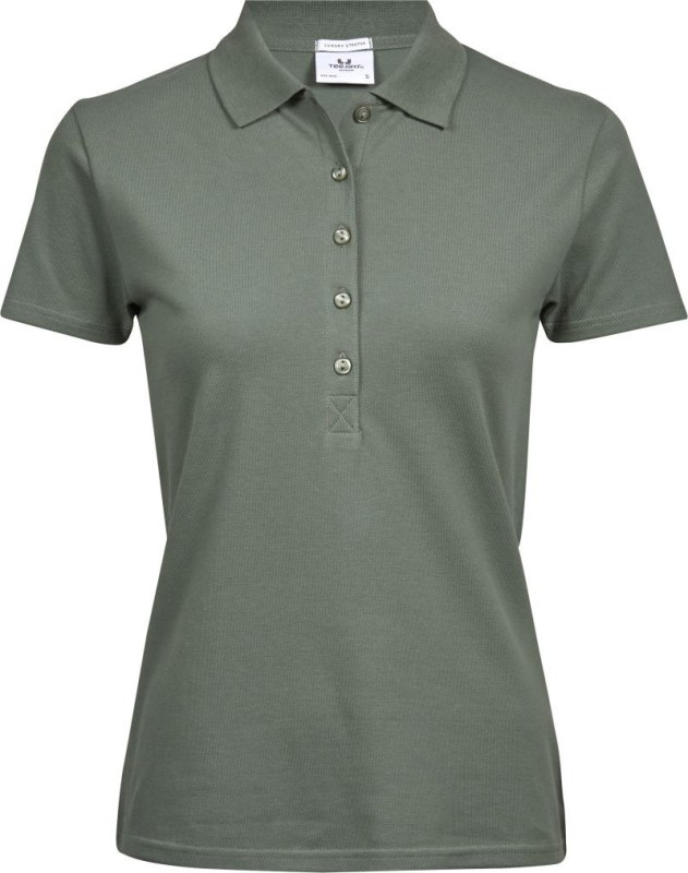 Tee Jays TJ 145 Dámské luxusní těžké strečové piqué polo 18.0145 leaf green