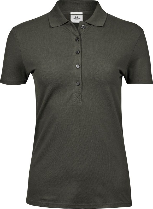 Tee Jays TJ 145 Dámské luxusní těžké strečové piqué polo 18.0145 deep green
