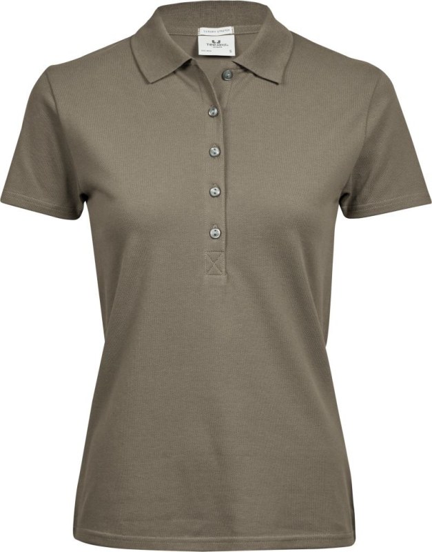 Tee Jays TJ 145 Dámské luxusní těžké strečové piqué polo 18.0145 clay