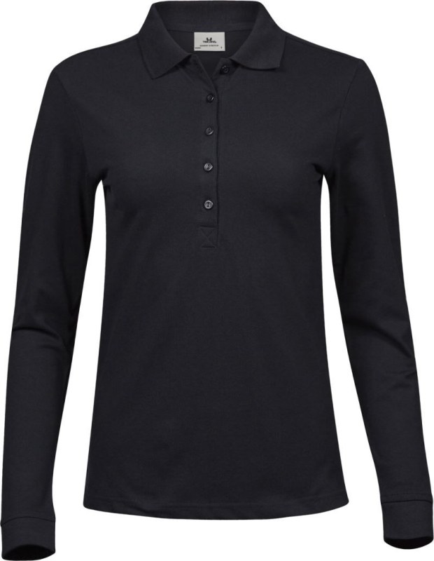 Tee Jays TJ 146 Dámské luxusní elastické piqué polo 18.0146 black
