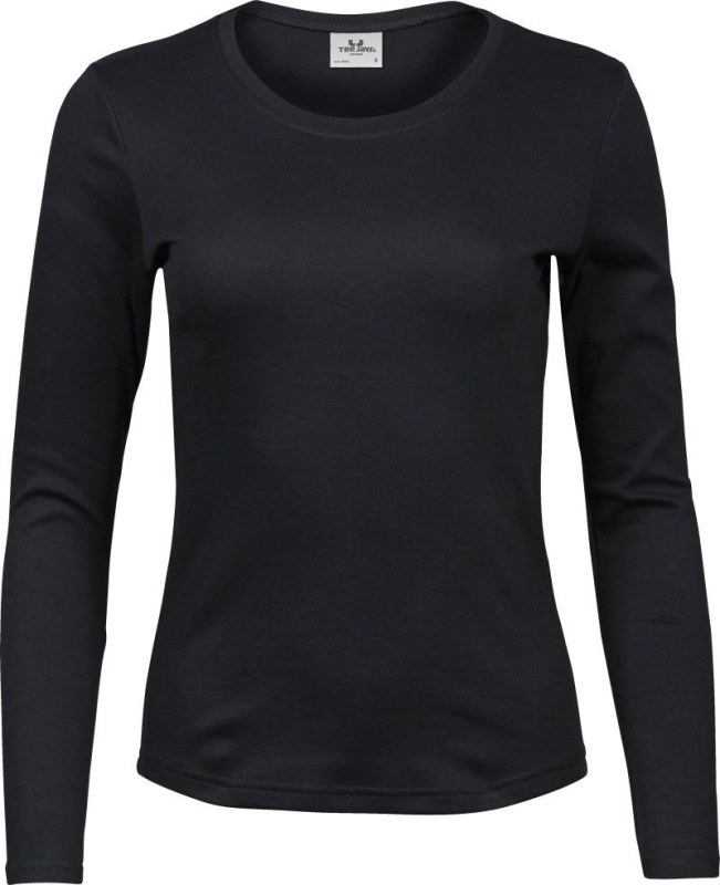 Tee Jays TJ 590 Dámské tričko Interlock s dlouhým rukávem 18.0590 black