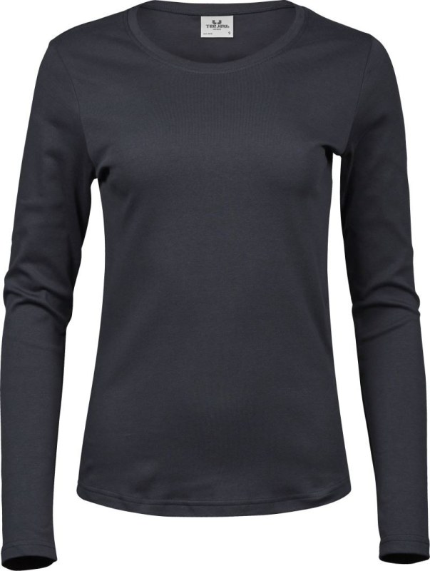 Tee Jays TJ 590 Dámské tričko Interlock s dlouhým rukávem 18.0590 dark grey