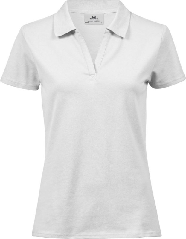 Tee Jays TJ 1409 Dámské luxusní piqué polo s výstřihem do V 18.1409 white