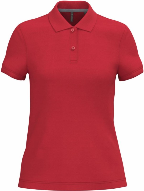 Kariban K 242 Dámské piqué polo 20.K242 red