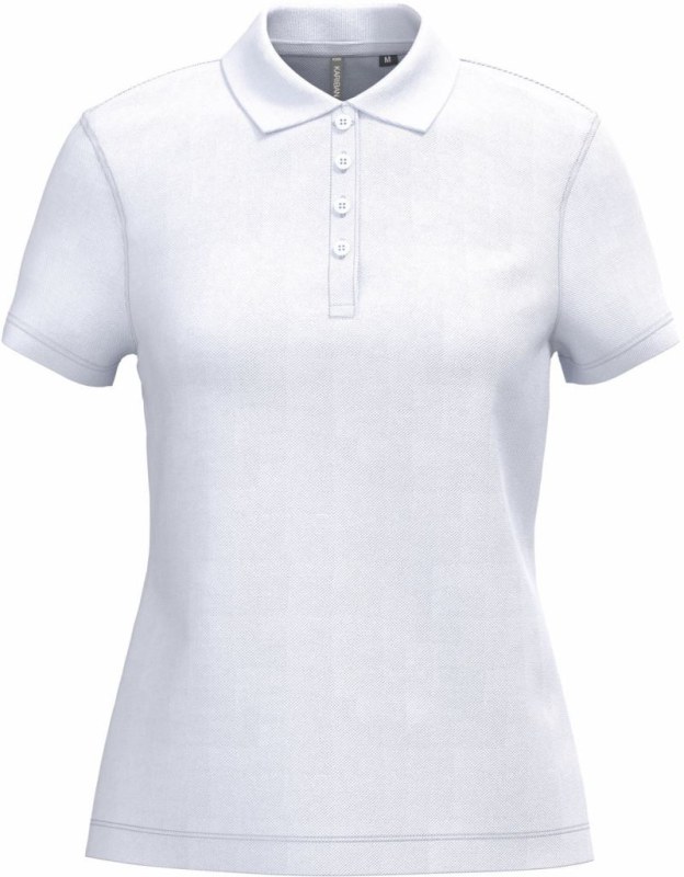 Kariban K 255 Dámské piqué polo 20.K255 white - Dámské oblečení trika